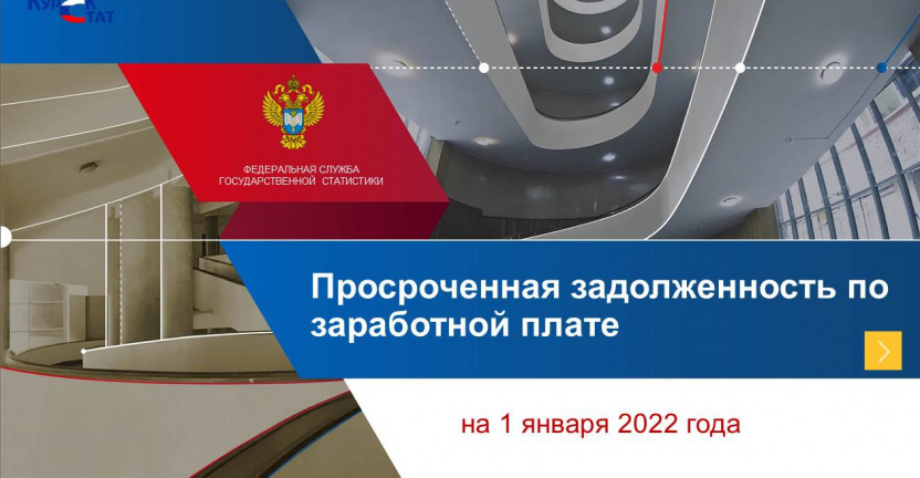 Просроченная задолженность организаций Курской области по заработной плате в 2022 г.