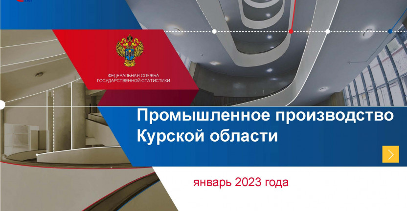 Промышленное производство Курской области январь 2023 года